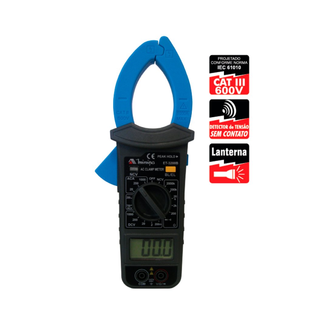 Alicate Amperímetro Digital